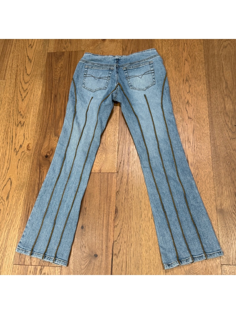 Y2K No Boundaries Women's Flared Jeans-Size 7 - Picture 3 of 6